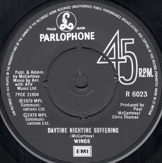 Wings - Goodnight Tonight Vinyl Singles Vinyl Zeer Goed / Hoesje Generic "VINYLSINGLES.NL"