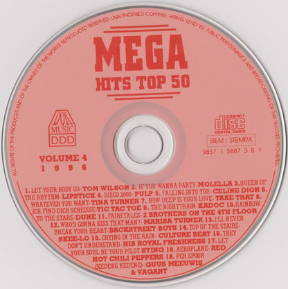 Various - Het Beste Uit De Mega Hits Top 50 Van 1996 Volume 4 (CD) 70402