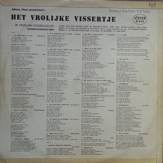 Various - Johnny Hoes Presenteert: Het Vrolijke Vissertje (LP) Vinyl LP Vinyl Zeer Goed / Hoesje Goed "VINYLSINGLES.NL"