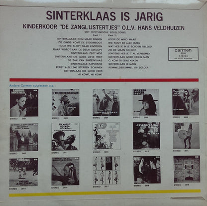 Kinderkoor De Zanglijstertjes- De Grote Sinterklaas Potpourri (LP)