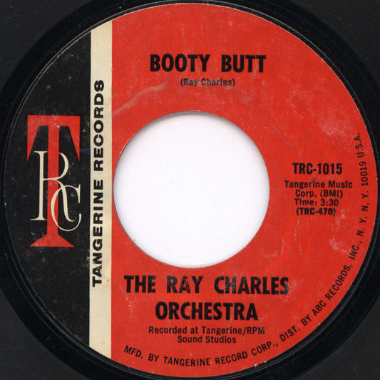 Ray Charles And His Orchestra - Booty Butt Vinyl Singles Vinyl Very Good (VG) <br> Hoes Generic
