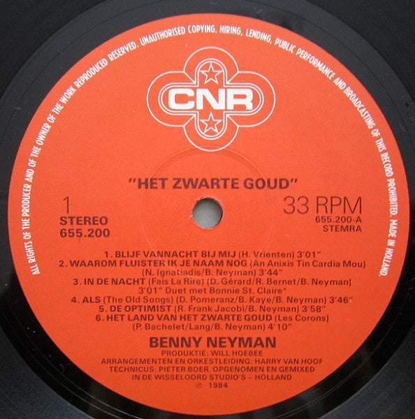 Benny Neyman - Het Zwarte Goud (LP) 46554 Vinyl LP VINYLSINGELS.NL