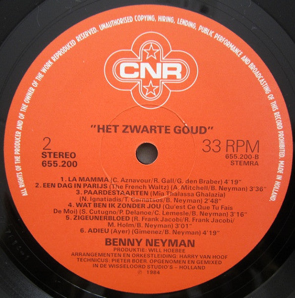 Benny Neyman - Het Zwarte Goud (LP) 46554 Vinyl LP VINYLSINGELS.NL