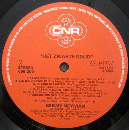 Benny Neyman - Het Zwarte Goud (LP) 46554 Vinyl LP VINYLSINGELS.NL