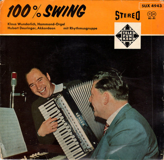 Klaus Wunderlich, Hubert Deuringer - 100% Swing (EP) 17588 Vinyl Singles EP VINYLSINGLES.NL