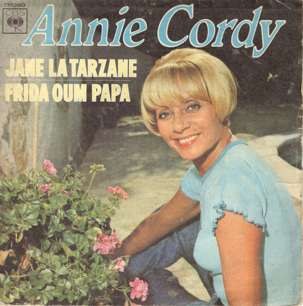 Annie Cordy - Jane La Tarzane Vinyl Singles Vinyl Very Good (VG) <br> Hoes Good Plus (G+)