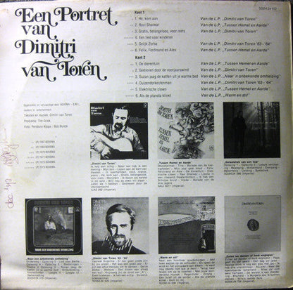 Dimitri Van Toren - Een Portret Van Dimitri Van Toren (LP) Vinyl LP Vinyl Very Good (VG) <br> Hoes Good Plus (G+)