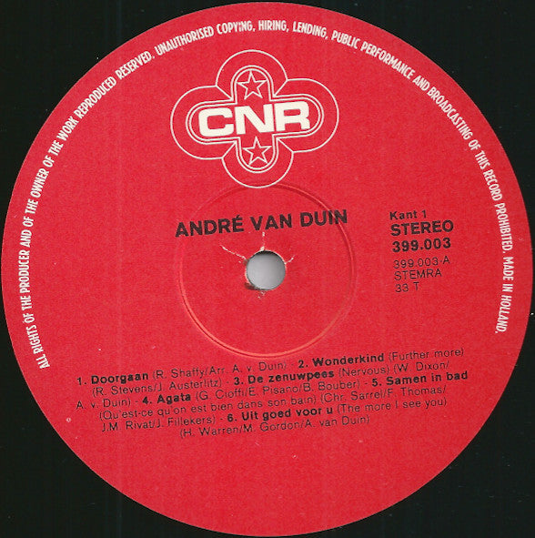 André van Duin - André Op Z'n Best (LP) Vinyl LP Vinyl Zeer Goed / Hoesje Goed "VINYLSINGLES.NL"