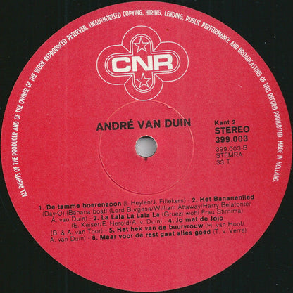 André van Duin - André Op Z'n Best (LP) Vinyl LP Vinyl Zeer Goed / Hoesje Goed "VINYLSINGLES.NL"