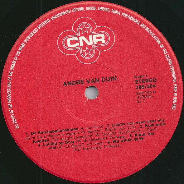 André van Duin - André Op Z'n Best (LP) Vinyl LP Vinyl Zeer Goed / Hoesje Goed "VINYLSINGLES.NL"