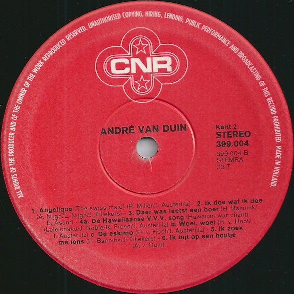 André van Duin - André Op Z'n Best (LP) Vinyl LP Vinyl Zeer Goed / Hoesje Goed "VINYLSINGLES.NL"