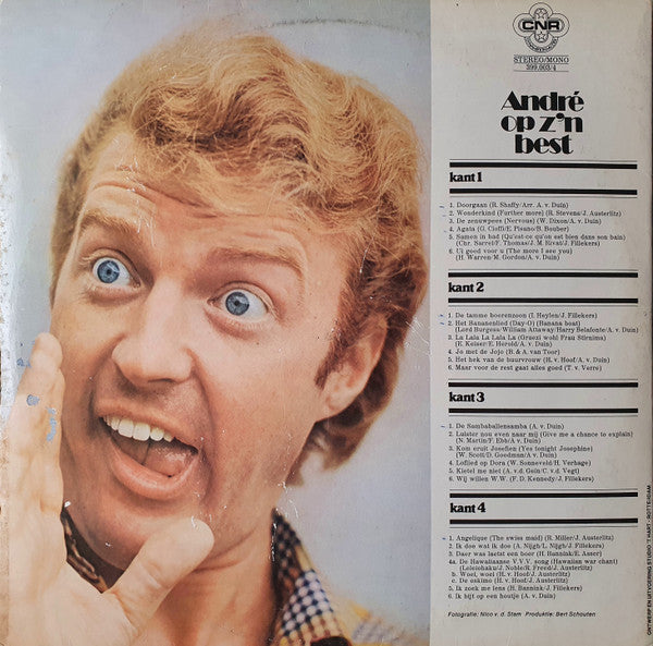 André van Duin - André Op Z'n Best (LP) Vinyl LP Vinyl Zeer Goed / Hoesje Goed "VINYLSINGLES.NL"
