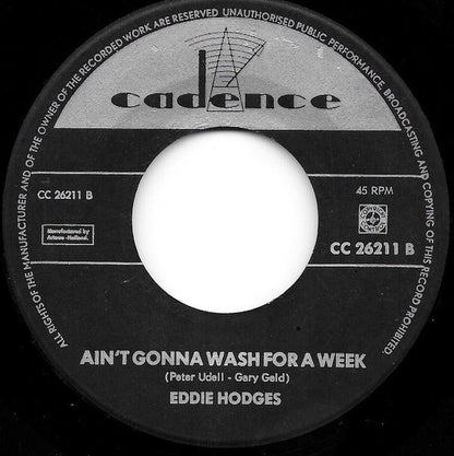 Eddie Hodges - I'm Gonna Knock On Your Door Vinyl Singles Vinyl Very Good (VG) <br> Hoes Generic