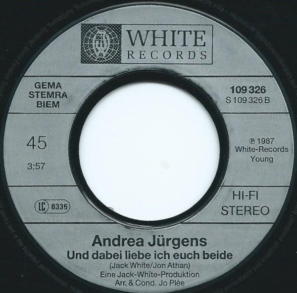 Andrea Jürgens - 10 Jahre Andrea Jürgens - Nach So Einer Nacht... Vinyl Singles Vinyl Zeer Goed / Hoesje Generic "VINYLSINGLES.NL"