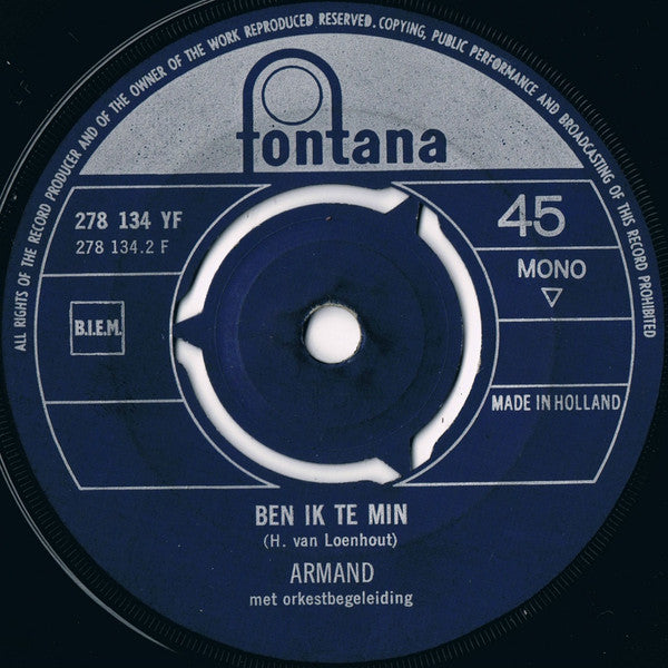 Armand - Een Van Hen Ben Ik