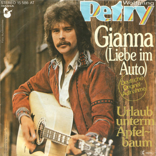 Wolfgang Petry - Gianna (Liebe Im Auto) 36756 Vinyl Singles Goede Staat