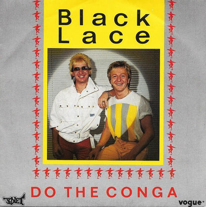 Black Lace - Do The Conga Vinyl Singles Vinyl Goed / Hoes Sticker