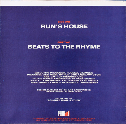 Run-DMC - Run's House