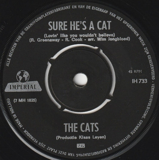 Cats - Sure He's A Cat Vinyl Singles Vinyl Redelijk / Hoes Generic