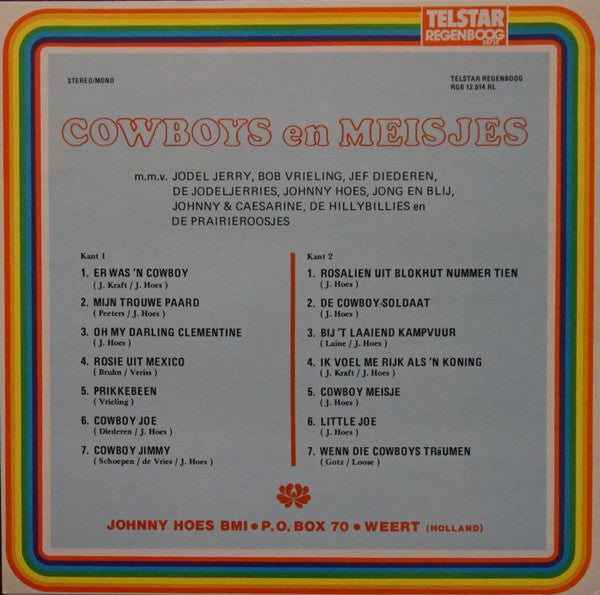 Various - Cowboys En Meisjes (LP) Vinyl LP Media: VG <br> Hoes: G+