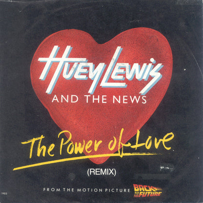 Huey Lewis & The News - The Power Of Love (Remix) (B-Keus) Vinyl Singles Vinyl Goed / Hoes Tekst