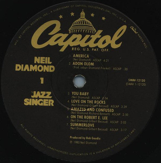 Neil Diamond - The Jazz Singer (LP) 51007