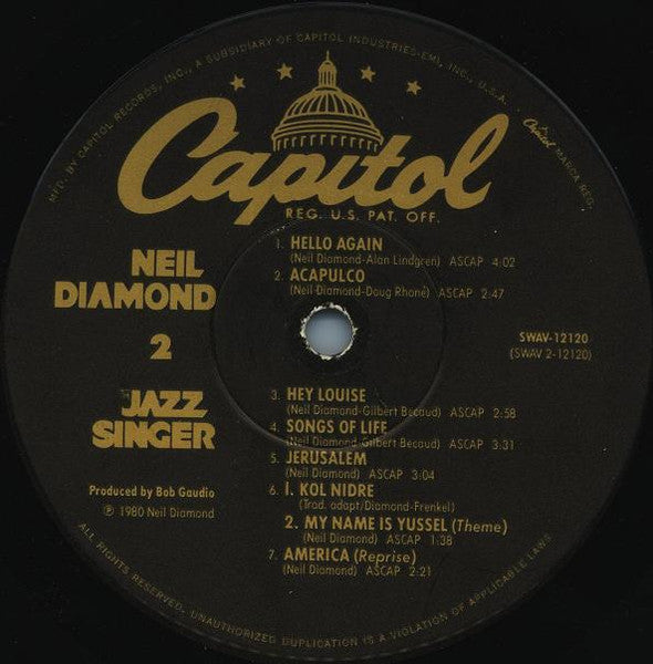 Neil Diamond - The Jazz Singer (LP) 51007