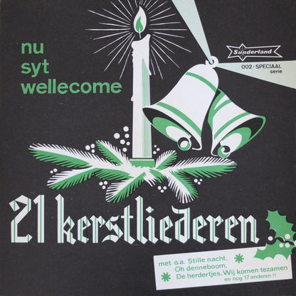 Groot Kinderkoor o.l.v. Gert Naghtegaal - 21 Kerst Liedjes (LP) Vinyl LP Vinyl Very Good (VG) <br> Hoes Good Plus (G+)