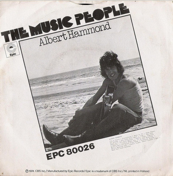 Albert Hammond - New York City Here I Come Vinyl Singles Vinyl Very Good (VG) <br> Hoes Good Plus (G+)