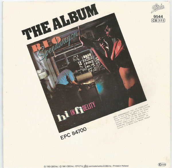 REO Speedwagon - Keep On Loving You Vinyl Singles Vinyl Very Good (VG) <br> Hoes Good Plus (G+)