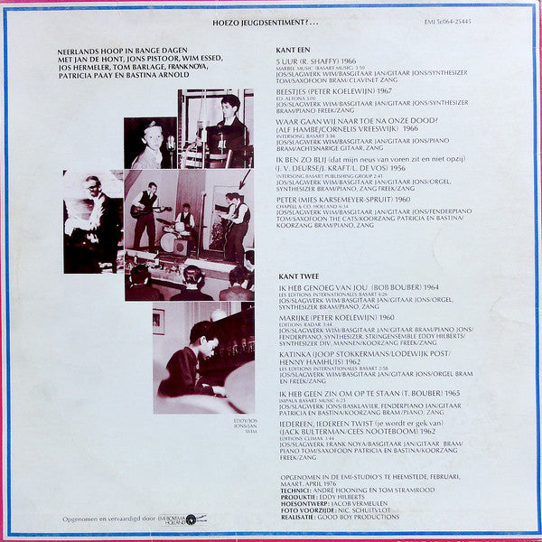 Neerlands Hoop In Bange Dagen - Hoezo Jeugdsentiment (LP) 50837 Vinyl LP Goede Staat