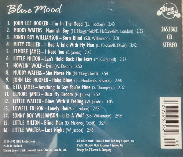 Various - Blue Mood - Great Blues Performers (CD) Compact Disc Goede Staat