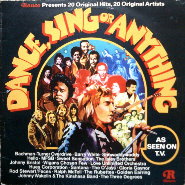 Various - Dance, Sing Or Anything (LP) Vinyl LP Vinyl Very Good (VG) <br> Hoes Good Plus (G+)