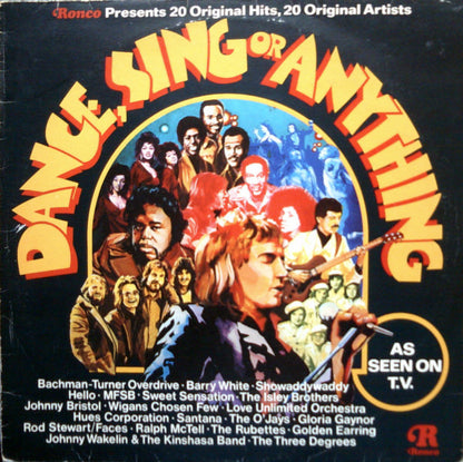 Various - Dance, Sing Or Anything (LP) Vinyl LP Vinyl Very Good (VG) <br> Hoes Good Plus (G+)