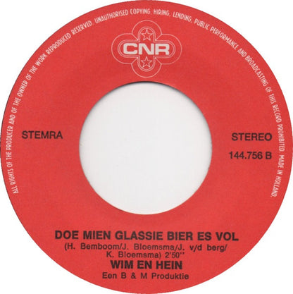 Wim & Hein - Pappie, Ik Wou U Eens Vragen 33532 Vinyl Singles Goede Staat