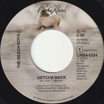Beach Boys - Getcha Back Vinyl Singles Vinyl Very Good (VG) <br> Hoes Generic