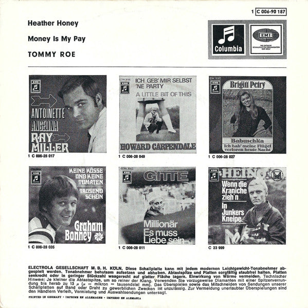 Tommy Roe - Heather Honey