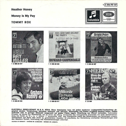 Tommy Roe - Heather Honey