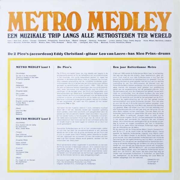 Pico's - Metro Medley Vinyl LP Vinyl Zeer Goed / Hoesje Goed "VINYLSINGLES.NL"