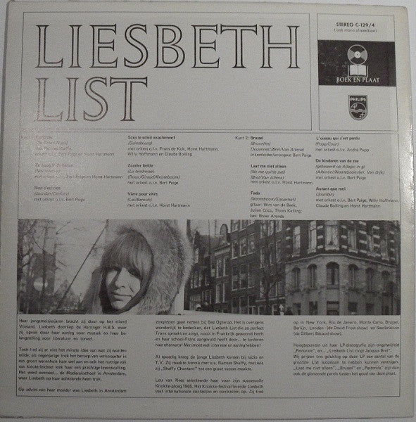Liesbeth List - Liesbeth List  (LP) 50908 50908 LP Goede Staat