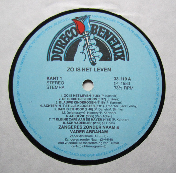 Various - Zangeres Zonder Naam & Vader Abraham (LP)