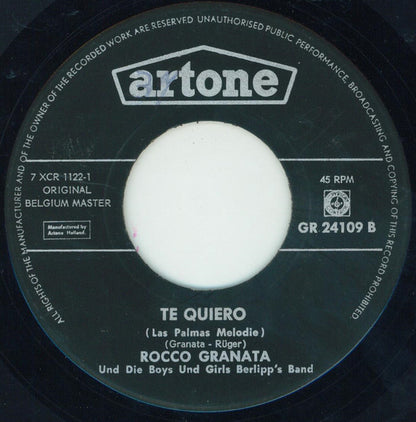 Rocco Granata - Irena Vinyl Singles Vinyl Very Good (VG) <br> Hoes Generic