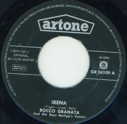 Rocco Granata - Irena Vinyl Singles Vinyl Very Good (VG) <br> Hoes Generic