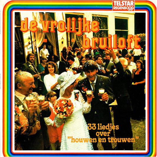 Various - De Vrolijke Bruiloft (LP) Vinyl LP Vinyl Very Good (VG) <br> Hoes Good Plus (G+)