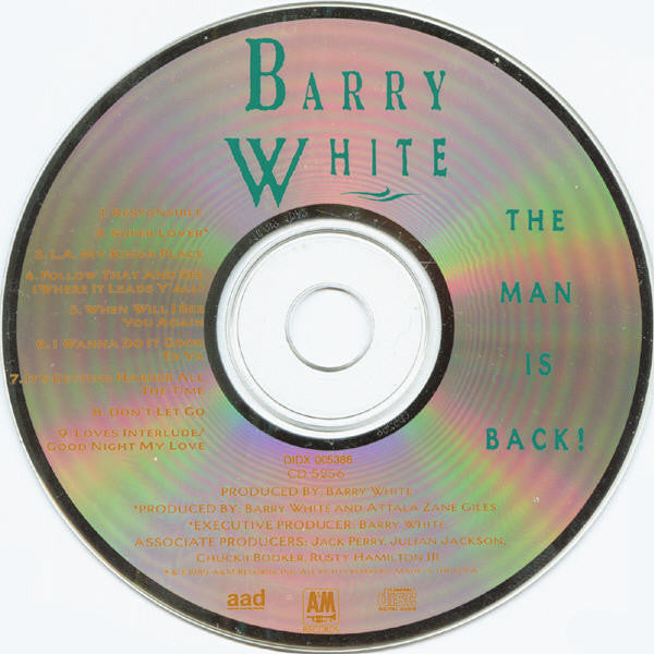Barry White - The Man Is Back! (CD)