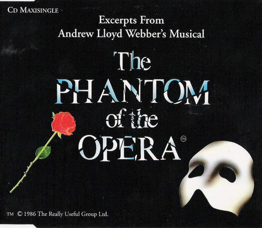 Andrew Lloyd Webber - Excerpts From The Phantom Of The Opera (CD) (B-Keus) Compact Disc Single Goede Staat