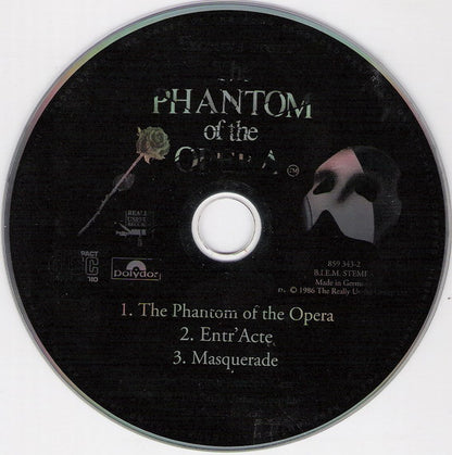 Andrew Lloyd Webber - Excerpts From The Phantom Of The Opera (CD) (B-Keus) Compact Disc Single Goede Staat