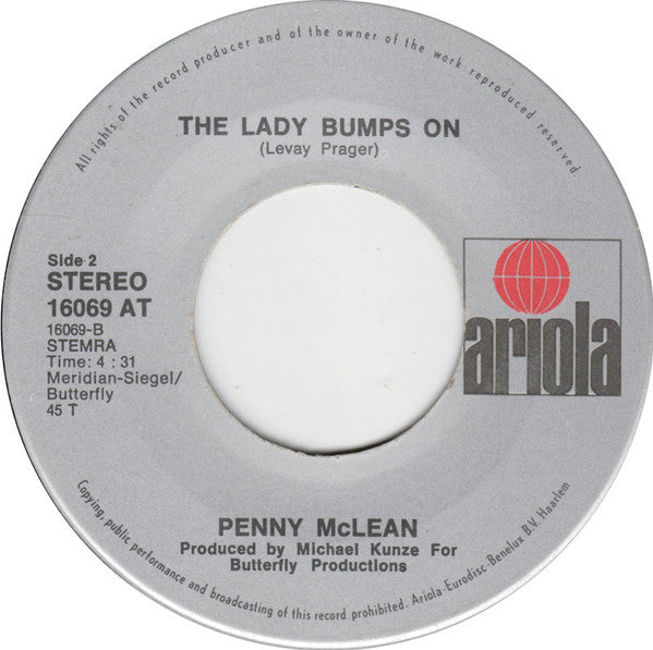 Penny McLean - Lady Bump 38728 Vinyl Singles VINYLSINGLES.NL