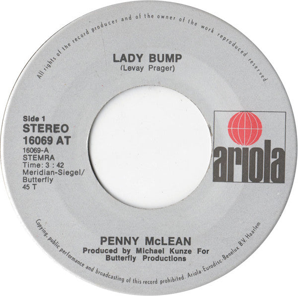 Penny McLean - Lady Bump 38728 Vinyl Singles VINYLSINGLES.NL