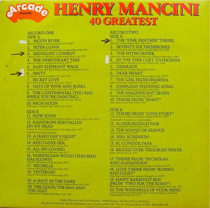 Henry Mancini - 40 Greatest (LP) 50254